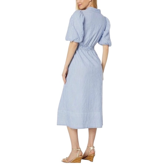 LILLY PULITZER Tassie Midi Dress Blue Style 013136 SZ 16 - Picture 9 of 15